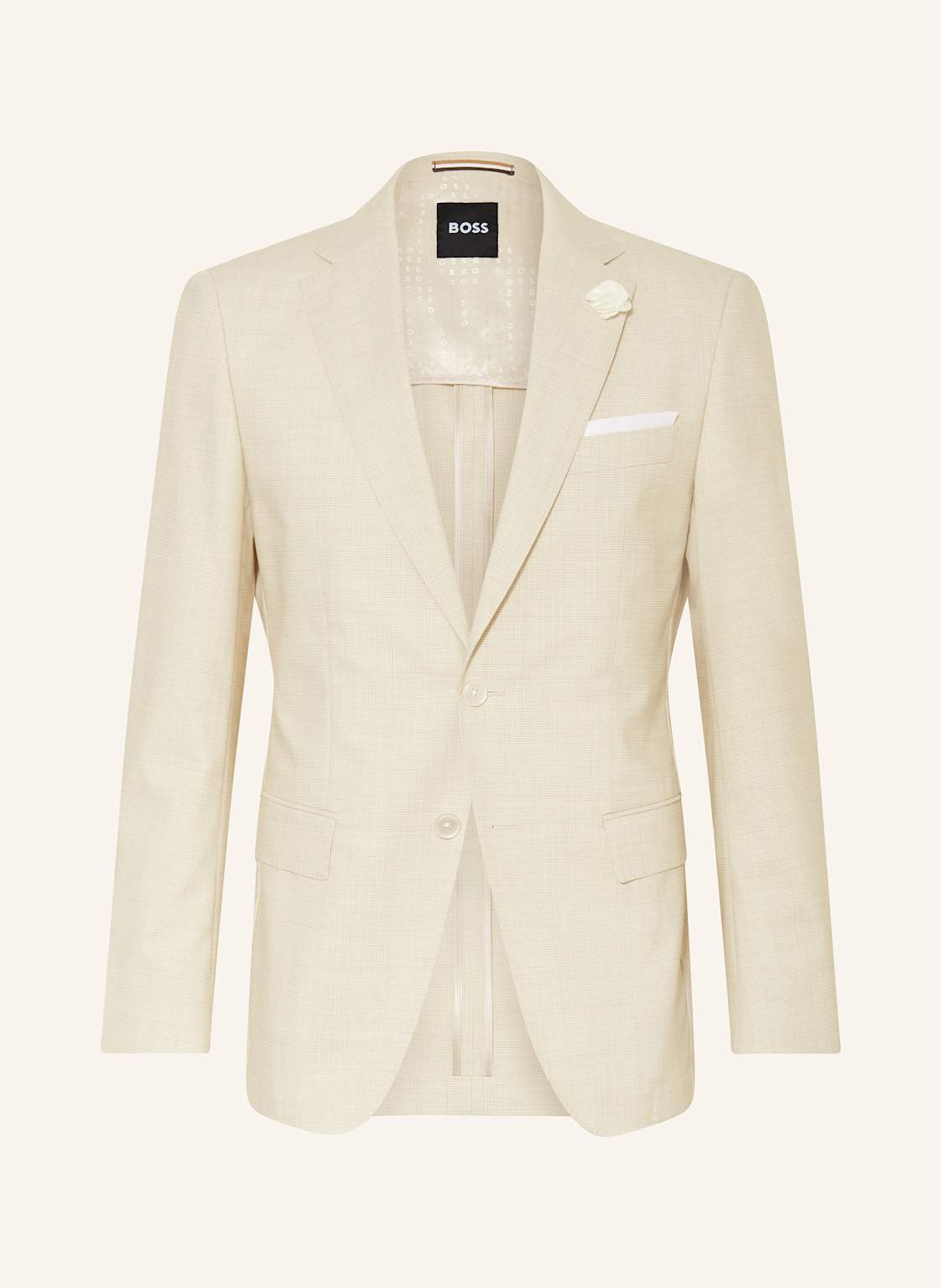 Boss Anzugsakko Hutson Slim Fit weiss Boss Anzugsakko Hutson Slim Fit weiss von Boss