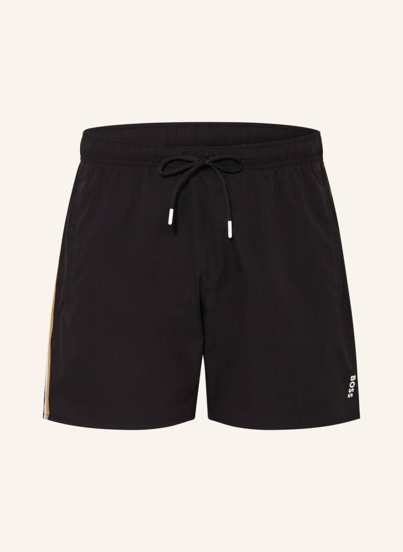 Boss Badeshorts Iconic schwarz von Boss