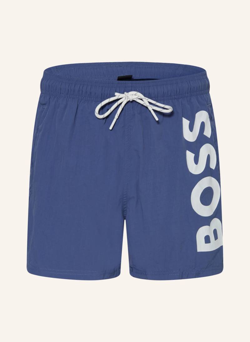 Boss Badeshorts Octopus blau von Boss