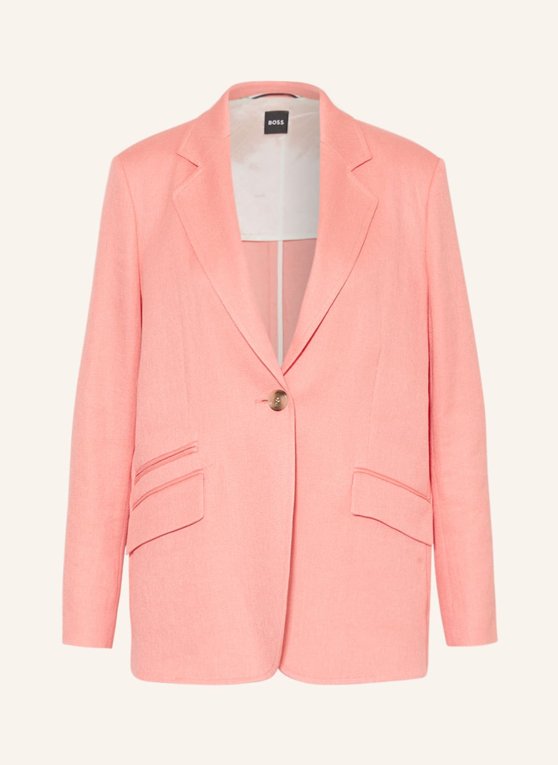 Boss Blazer Jopeta Mit Leinen rot von Boss