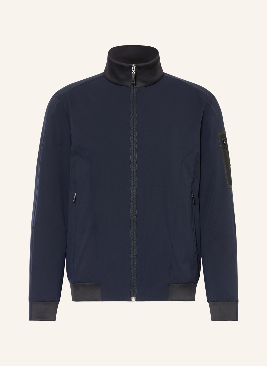 Boss Blouson Grid blau von Boss