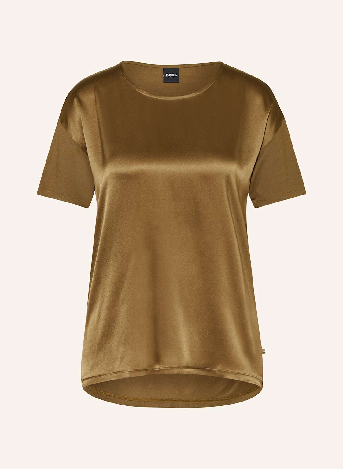 Boss Blusenshirt Esandy Im Materialmix Mit Seide beige Boss Blusenshirt Esandy Im Materialmix Mit Seide beige von Boss
