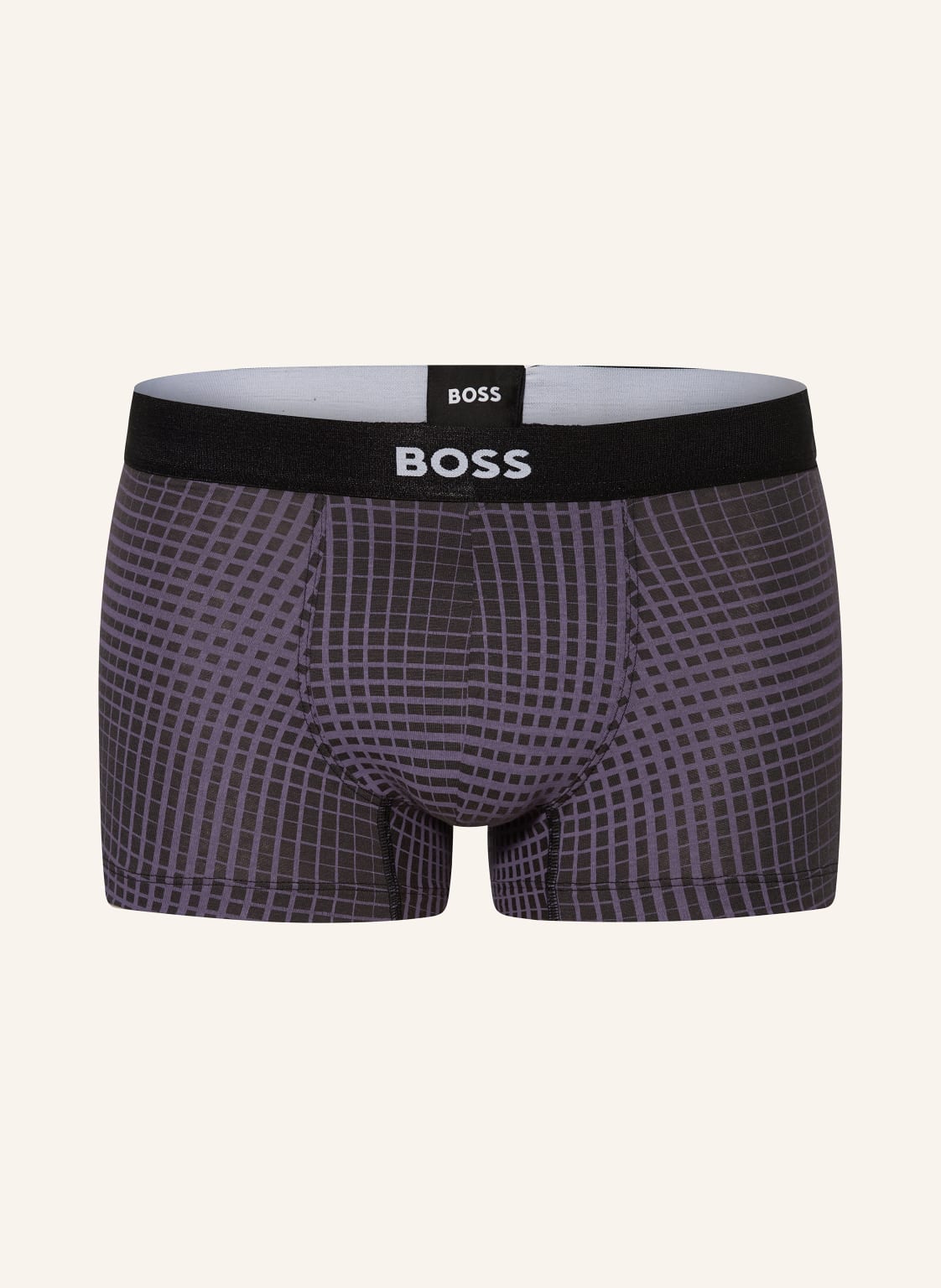 Boss Boxershorts Optical lila von Boss