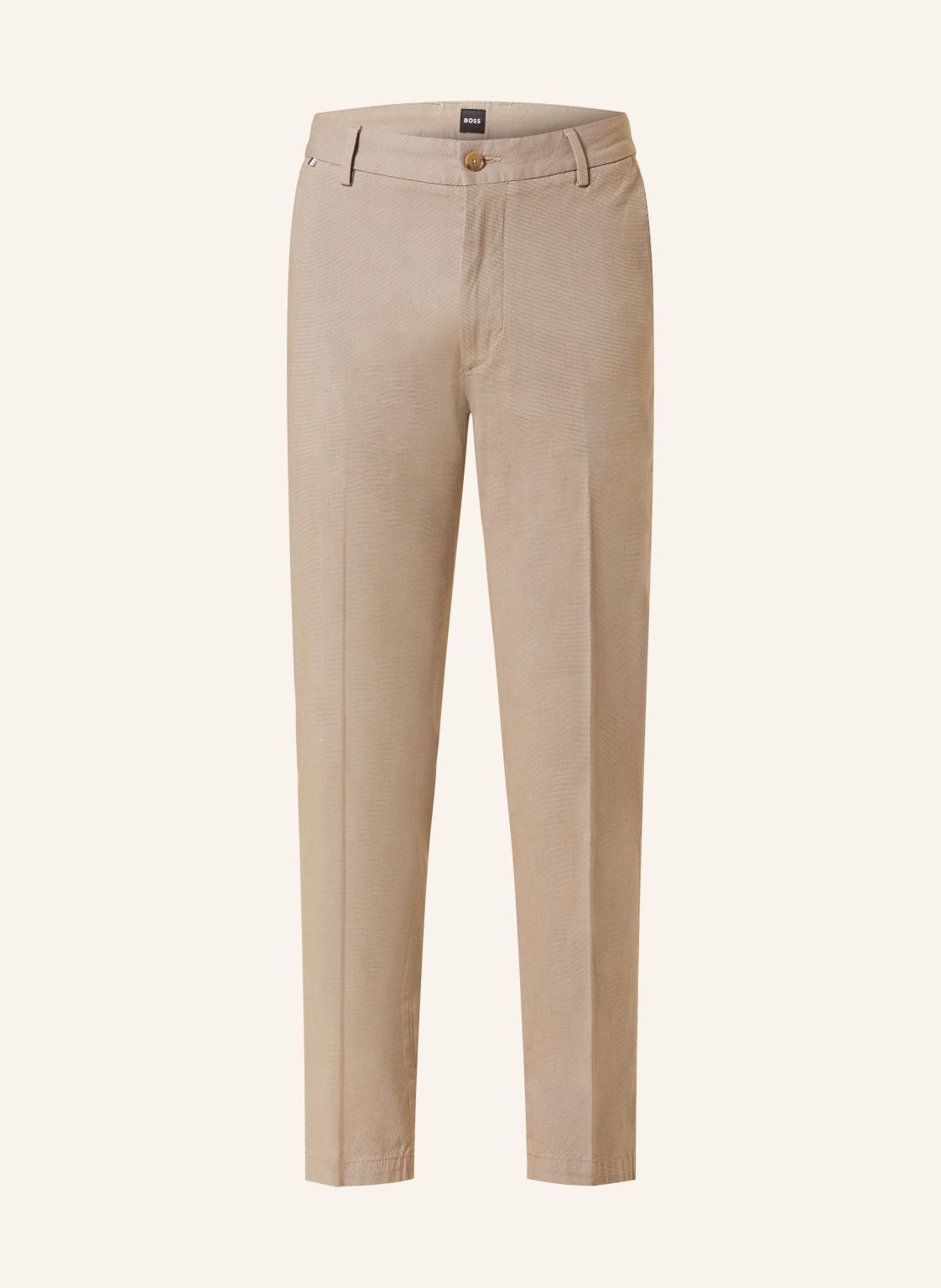 Boss Chino Kane Regular Tapered Fit beige von Boss