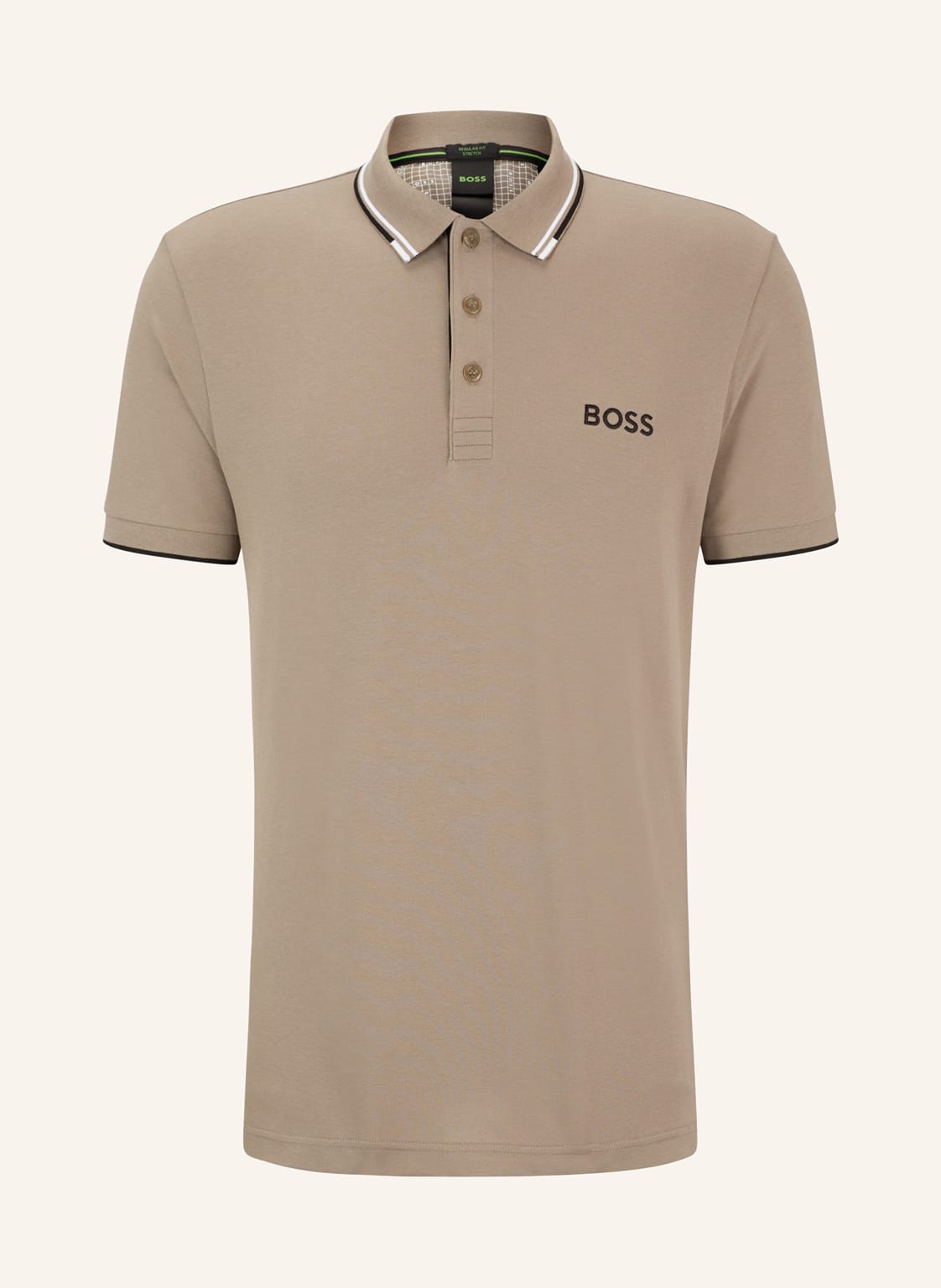 Boss Funktions-Poloshirt Paddy Pro beige von Boss
