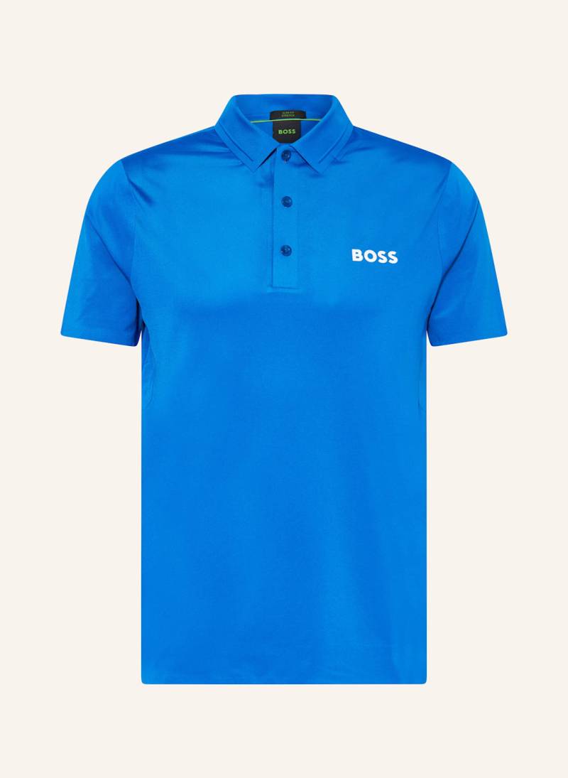 Boss Funktions-Poloshirt Patteo blau von Boss