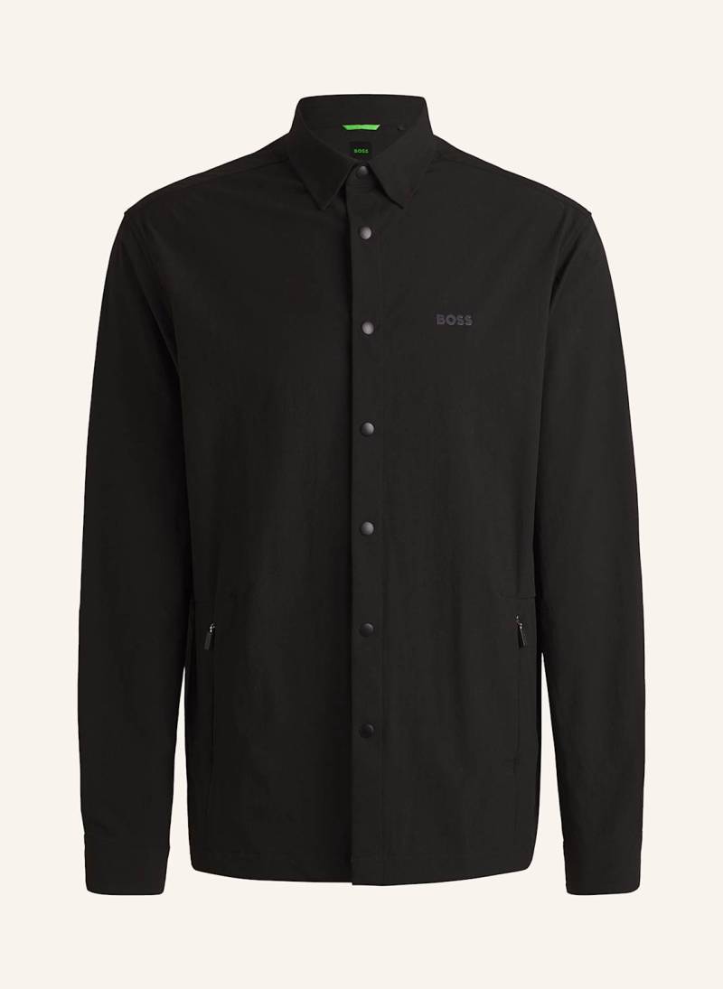 Boss Hemd Basin Relaxed Fit schwarz von Boss