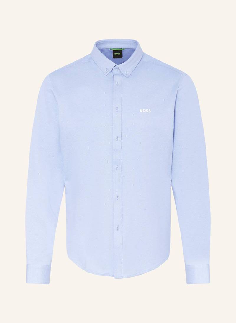 Boss Hemd Motion Regular Fit blau von Boss