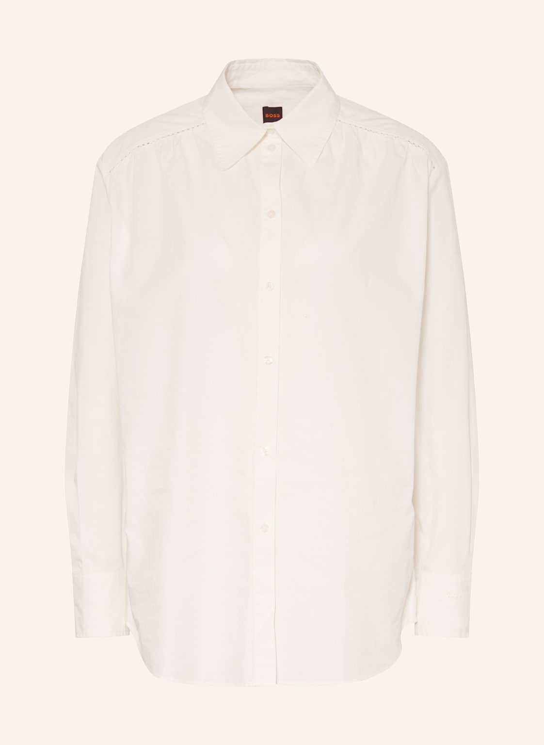 Boss Hemdbluse Belegant weiss von Boss