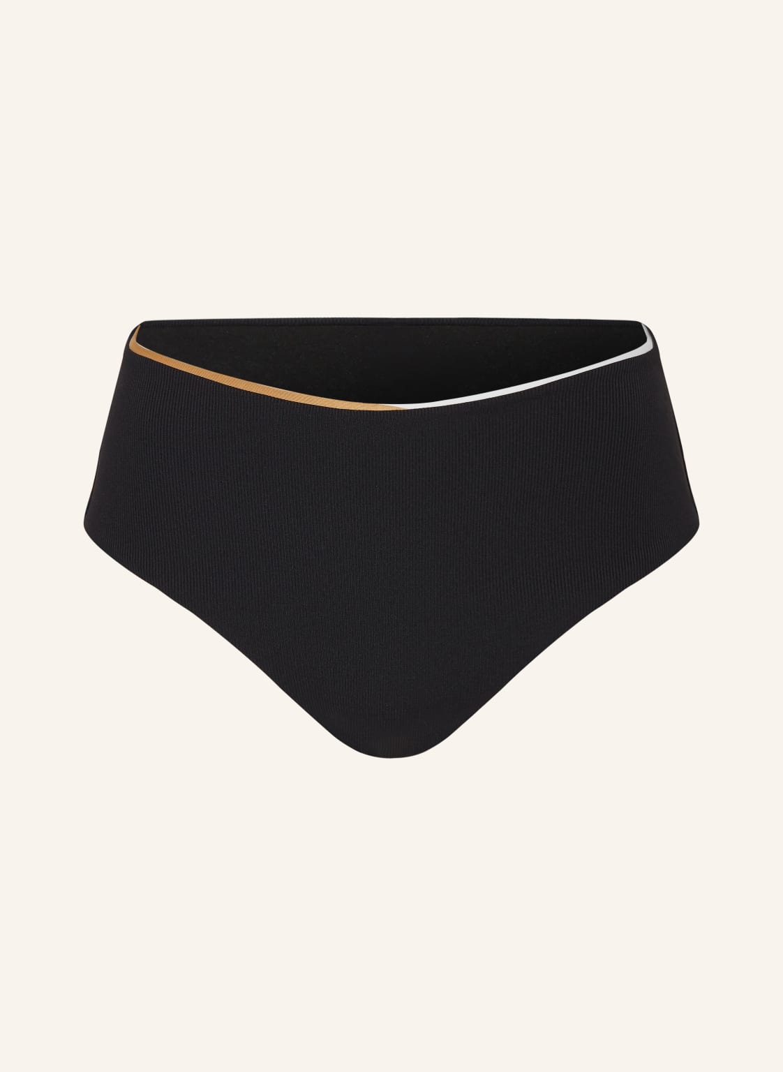 Boss High-Waist-Bikini-Hose Bianaca schwarz von Boss