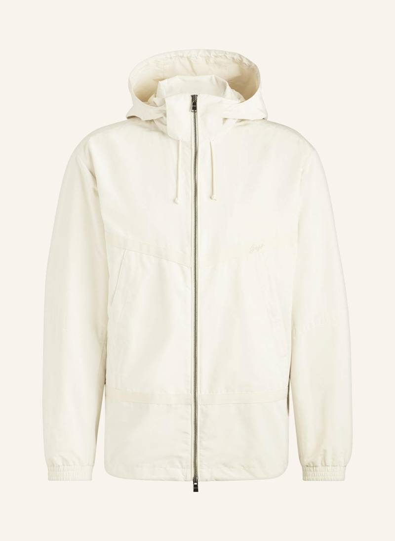 Boss Jacke Cevento Mit Abnehmbarer Kapuze weiss von Boss