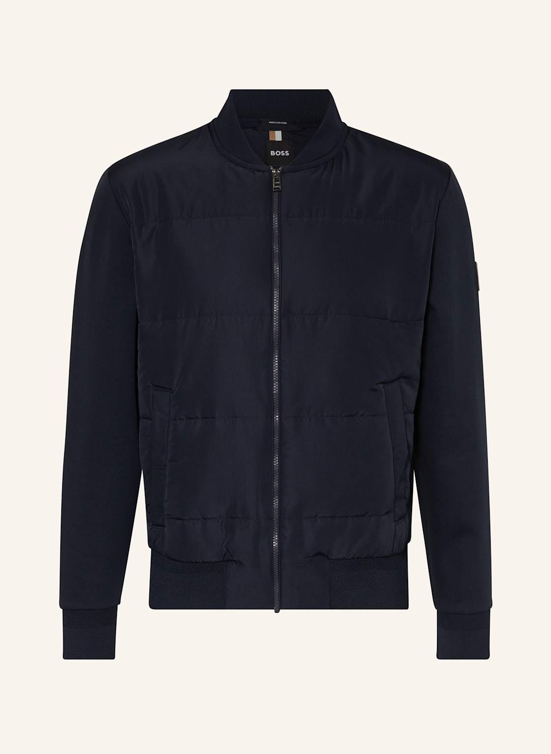 Boss Jacke Skiles Im Materialmix blau Boss Jacke Skiles Im Materialmix blau von Boss