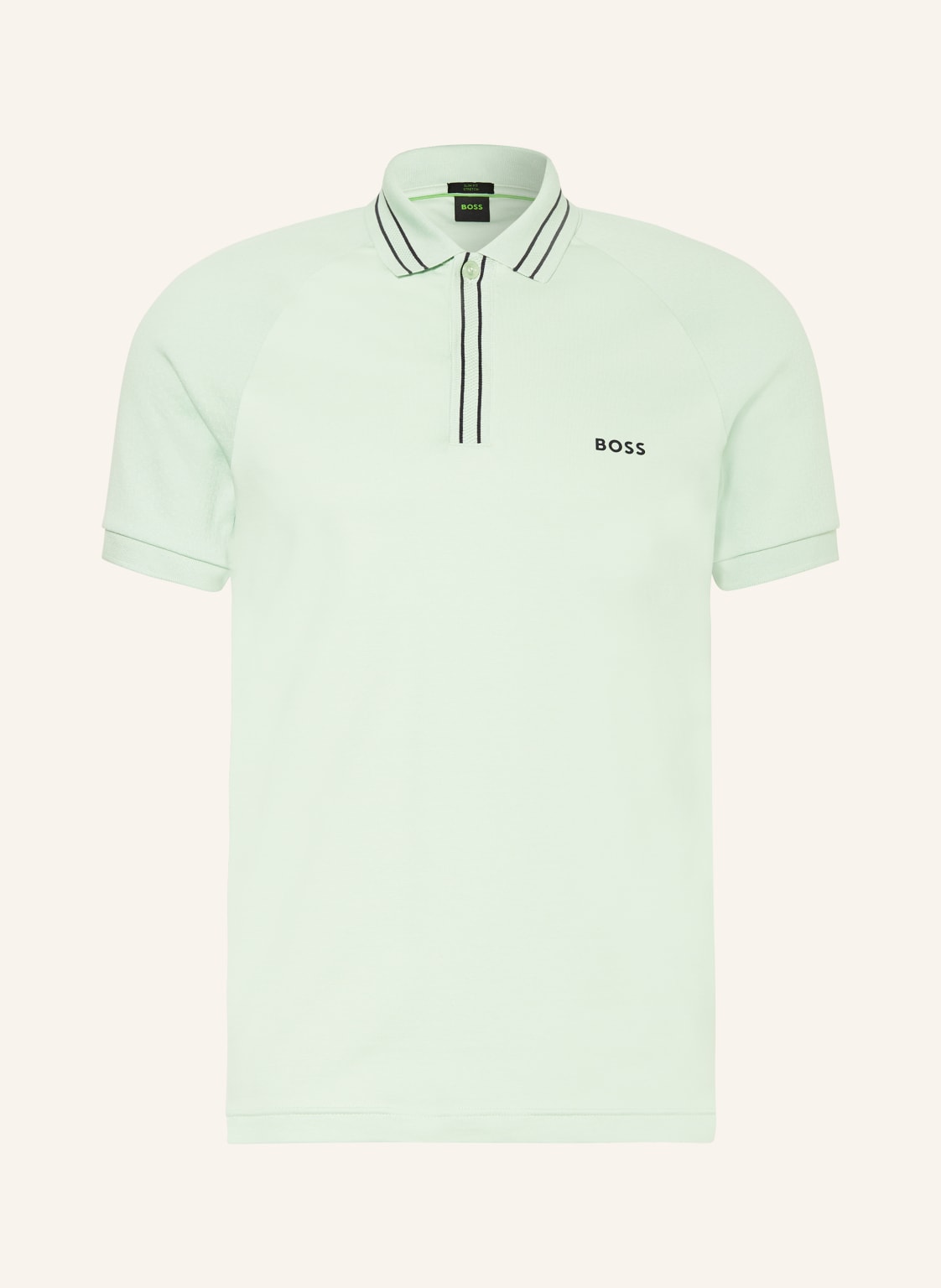 Boss Jersey-Poloshirt Paule Slim Fit gruen von Boss