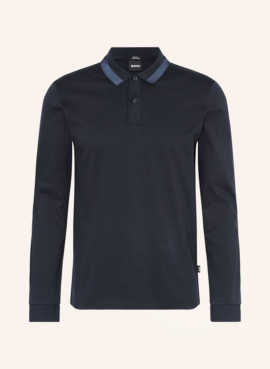 Boss Jersey-Poloshirt Pleins blau Boss Jersey-Poloshirt Pleins blau von Boss