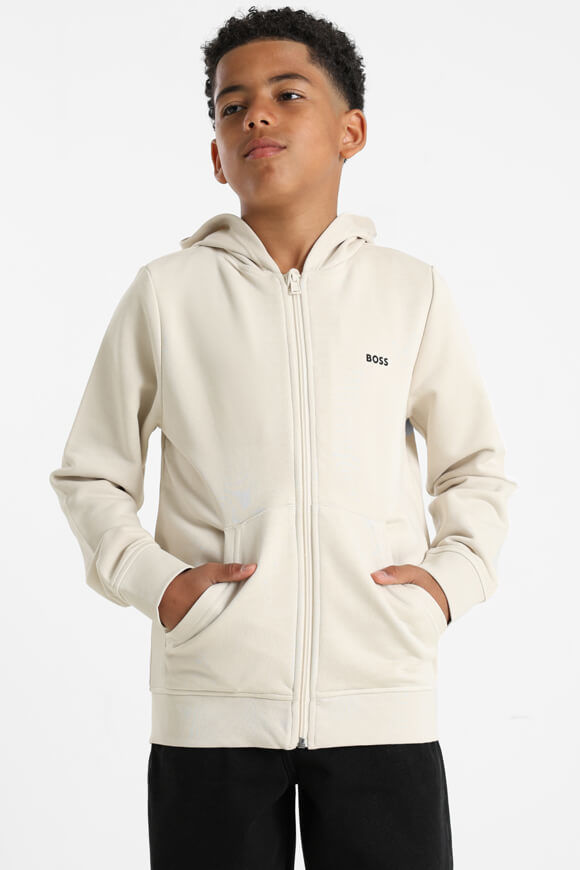 Boss Kapuzensweatjacke | Sand | Jungen  | 12 von Boss