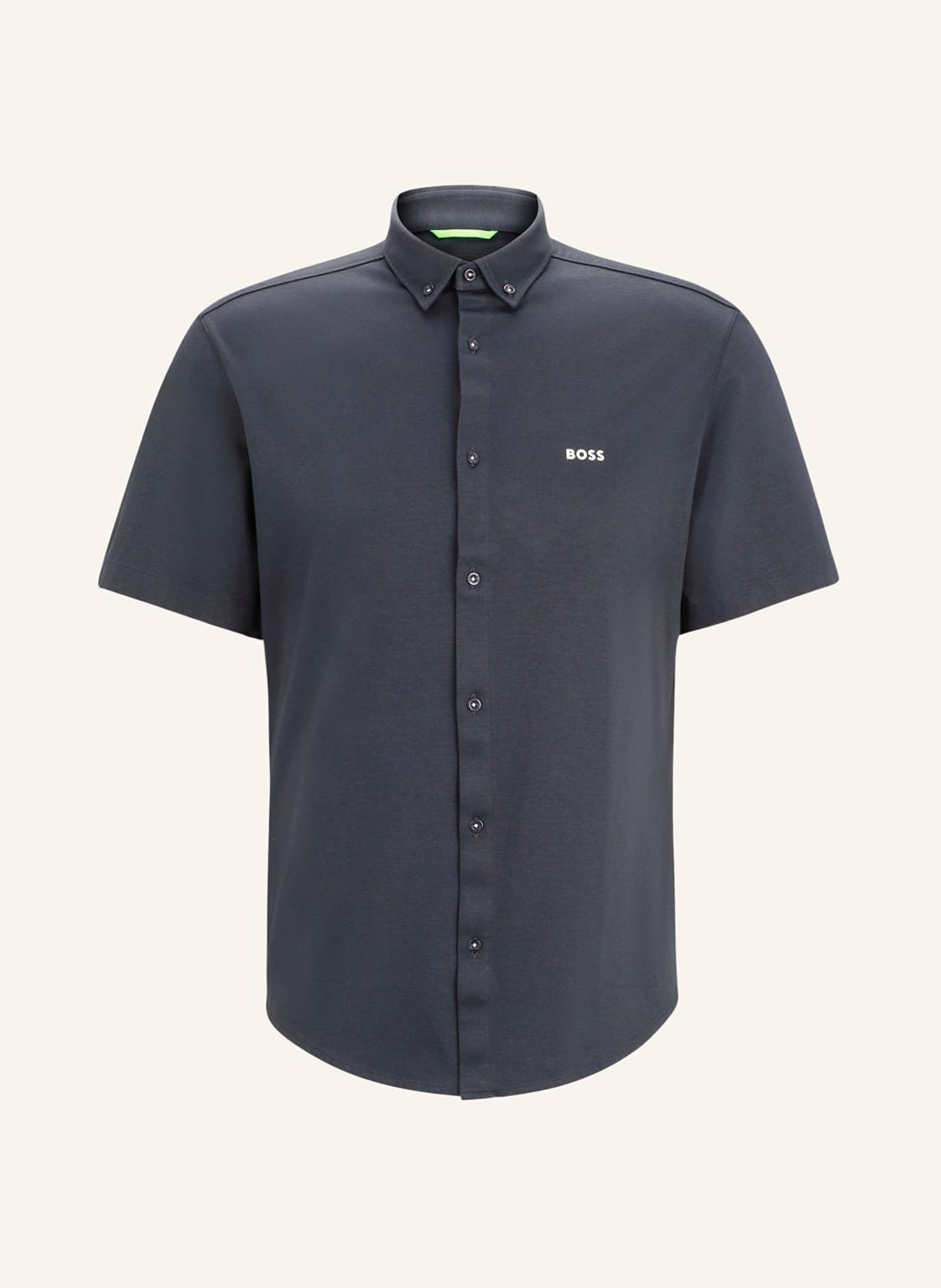 Boss Kurzarm-Hemd Motion Regular Fit Aus Jersey blau von Boss