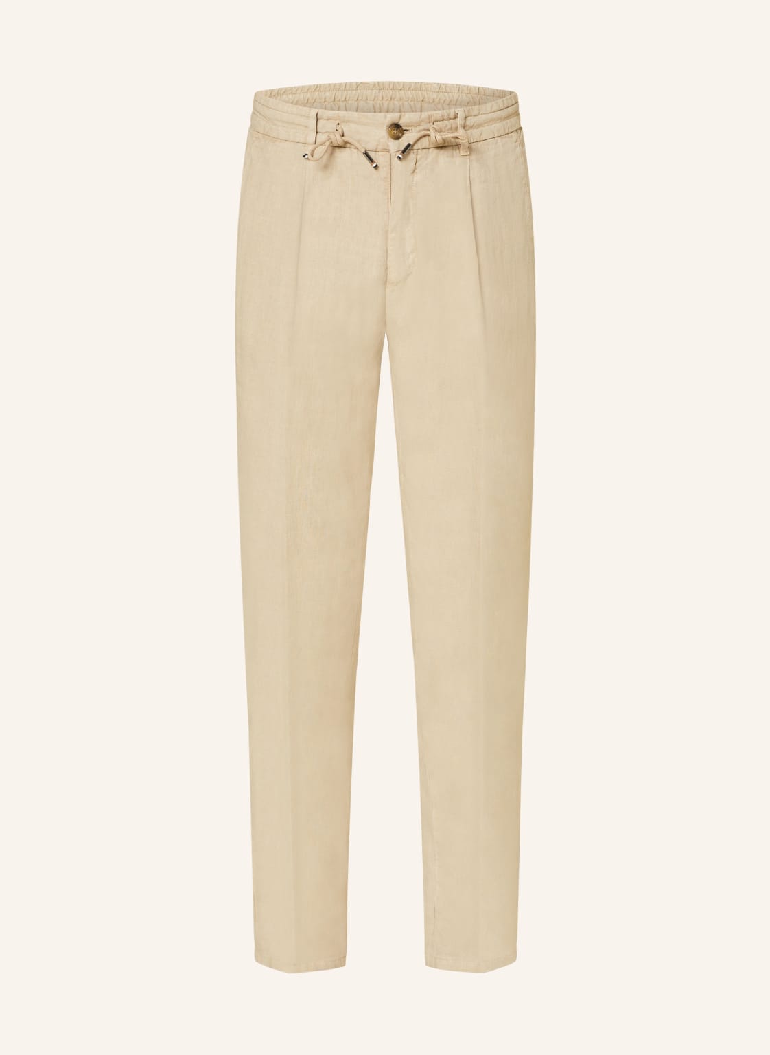 Boss Leinenhose Genius Slim Fit beige von Boss