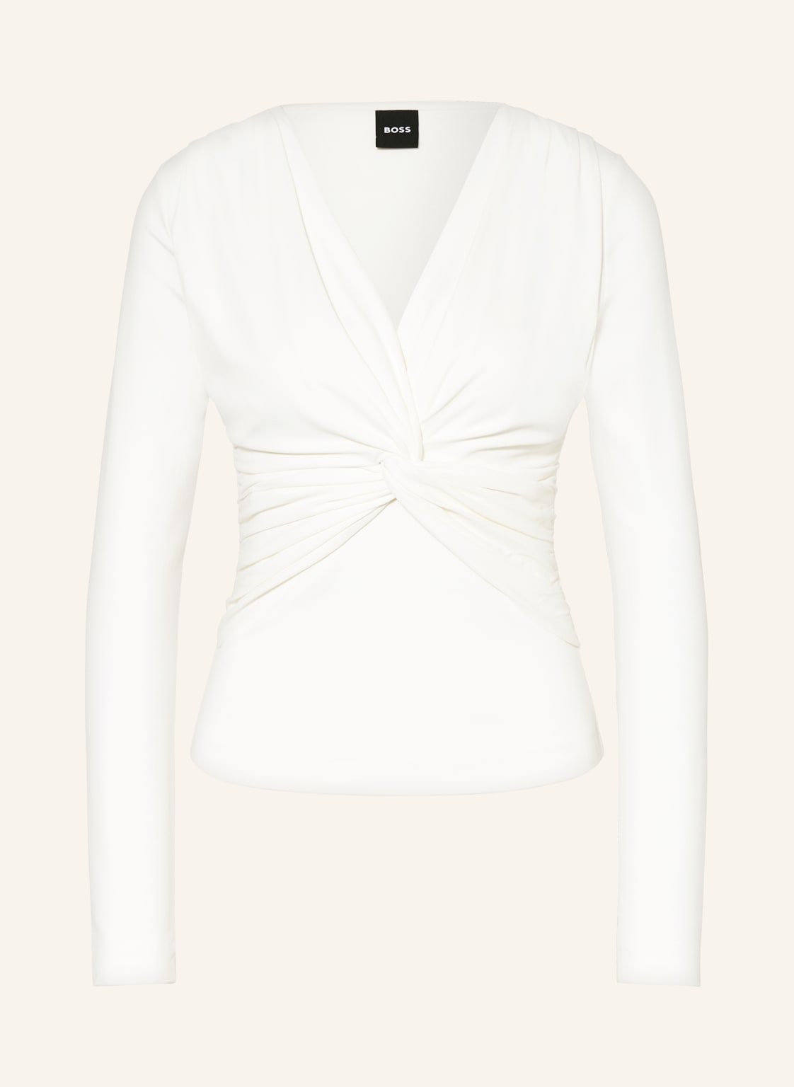 Boss Longsleeve Eulori weiss von Boss