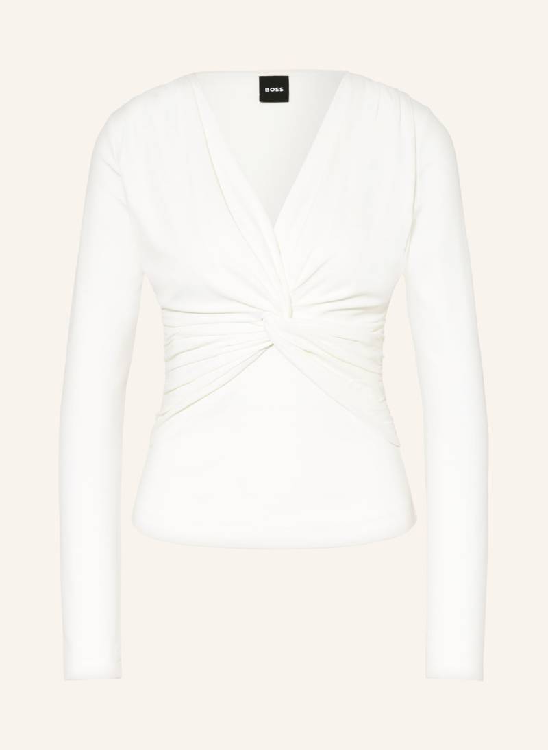 Boss Longsleeve Eulori weiss von Boss
