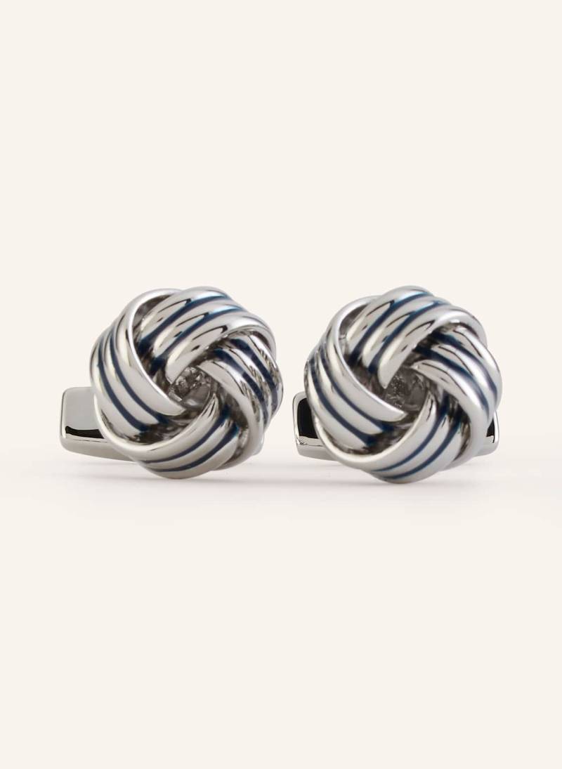 Boss Manschettenknöpfe B-Knot-Cuf blau von Boss