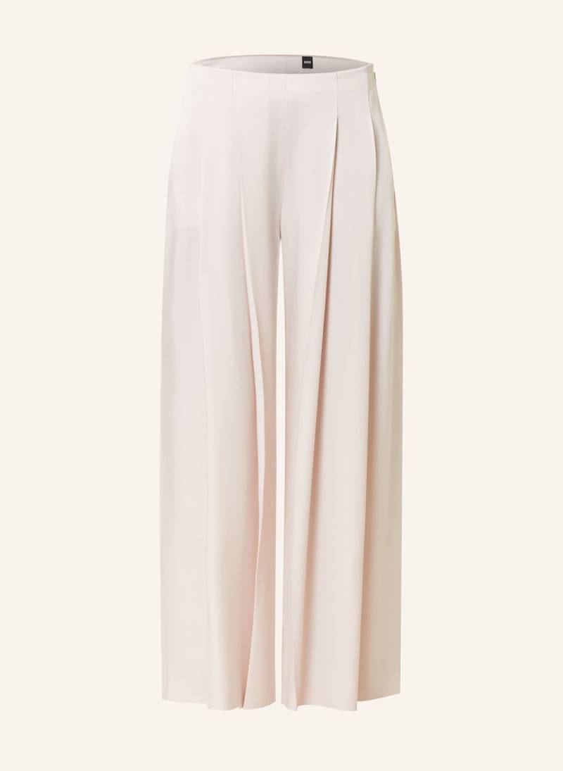 Boss Marlenehose Tetosa Aus Satin rosa von Boss