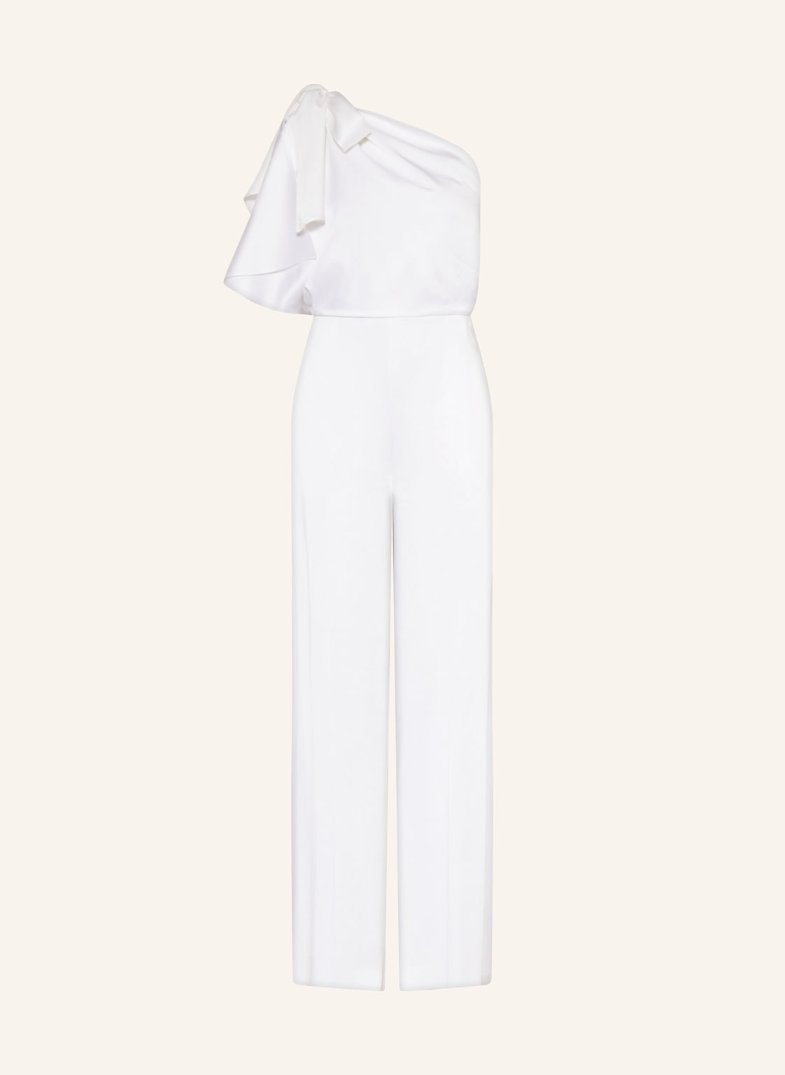 Boss One-Shoulder-Jumpsuit Deiana Mit Volants Und Schluppe weiss Boss One-Shoulder-Jumpsuit Deiana Mit Volants Und Schluppe weiss von Boss