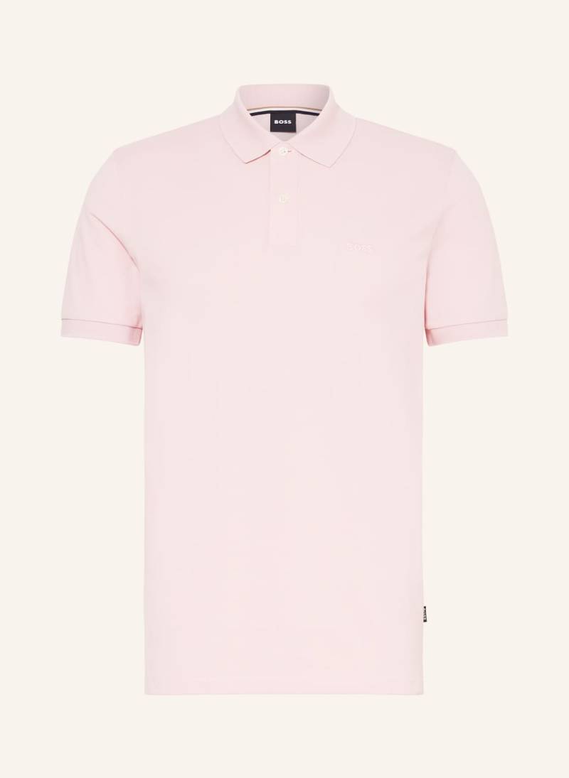 Boss Piqué-Poloshirt Pallas Regular Fit rosa von Boss
