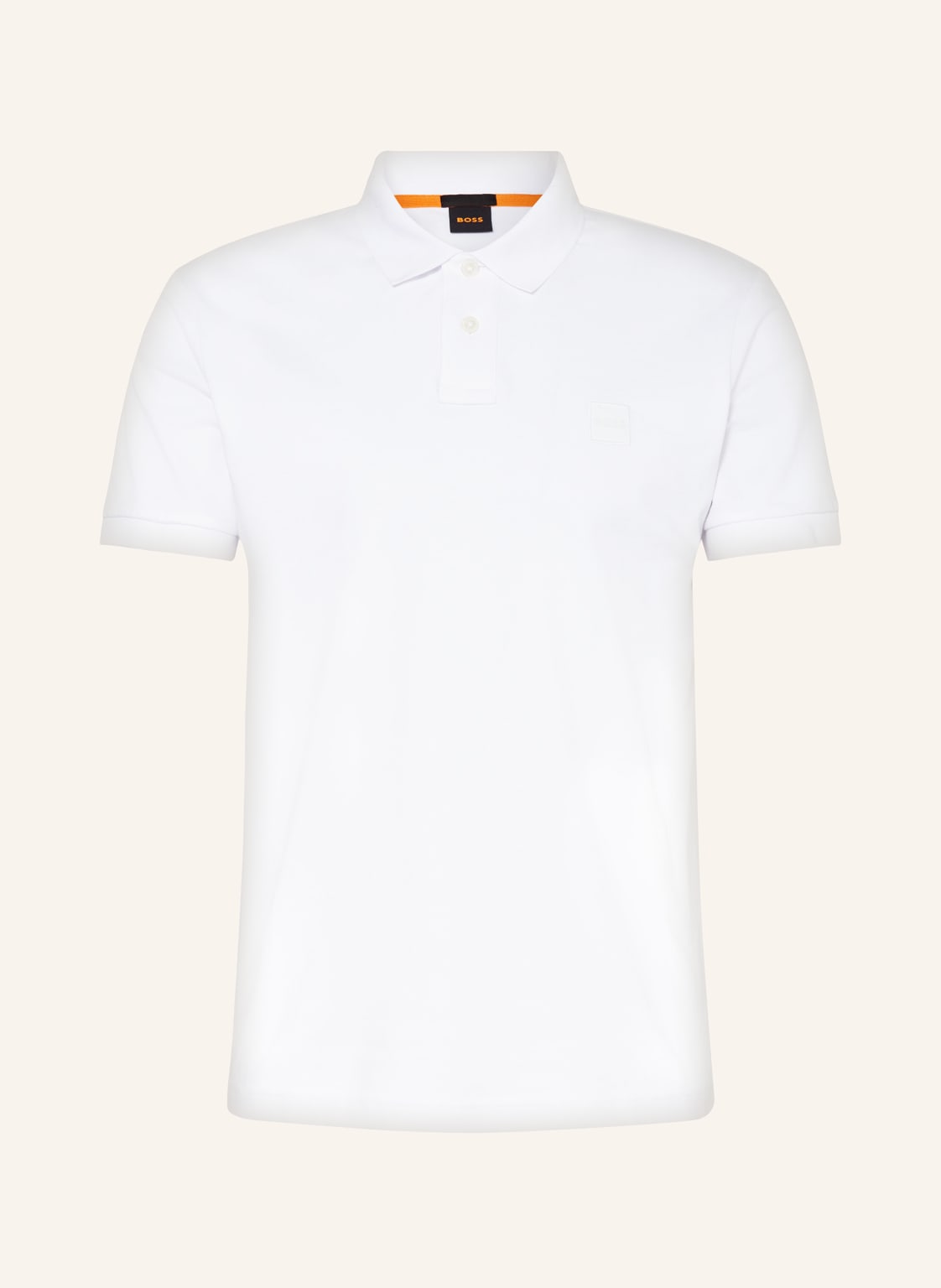 Boss Piqué-Poloshirt Passenger Slim Fit weiss Boss Piqué-Poloshirt Passenger Slim Fit weiss von Boss