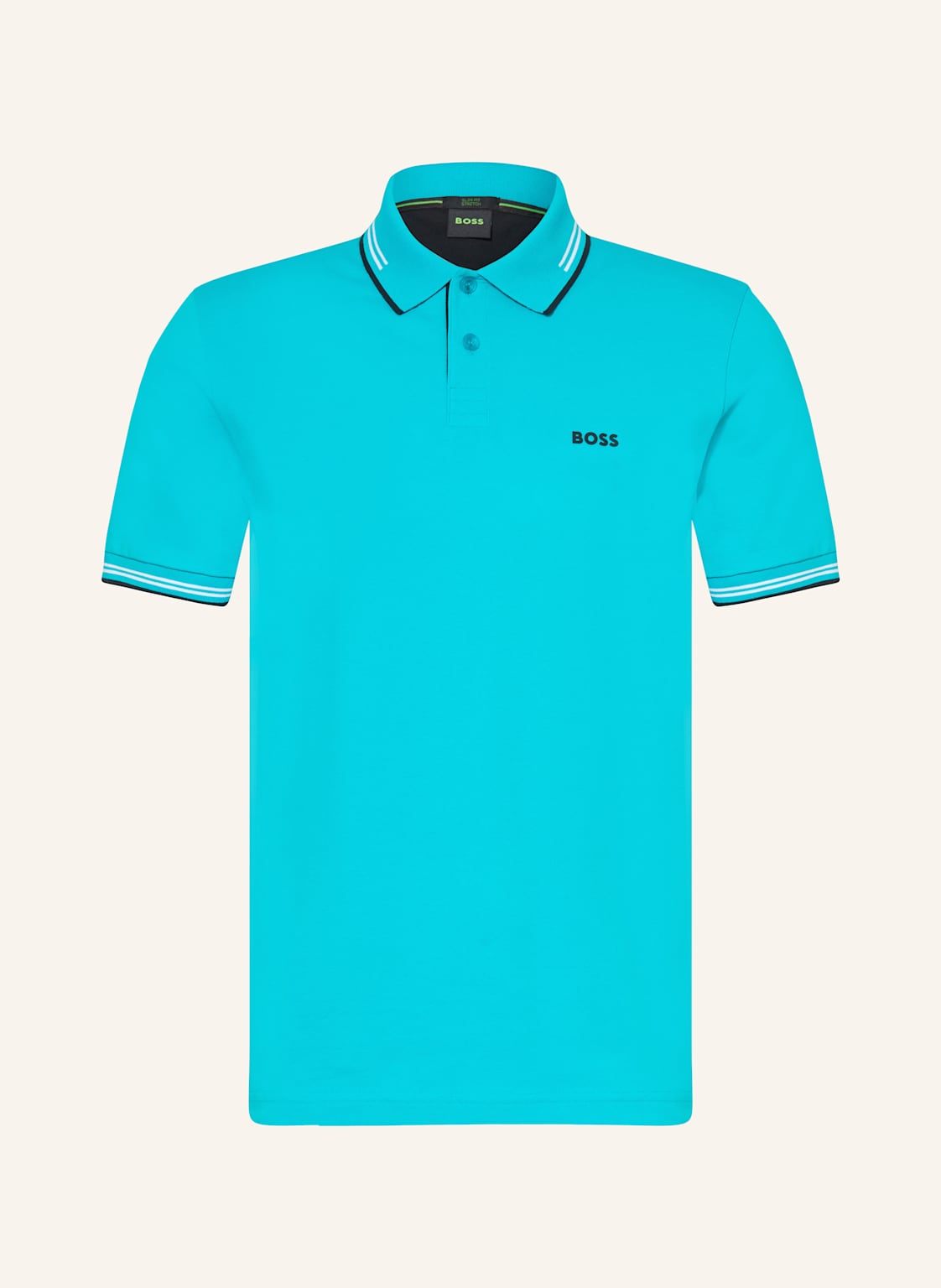Boss Piqué-Poloshirt Paul Slim Fit blau Boss Piqué-Poloshirt Paul Slim Fit blau von Boss