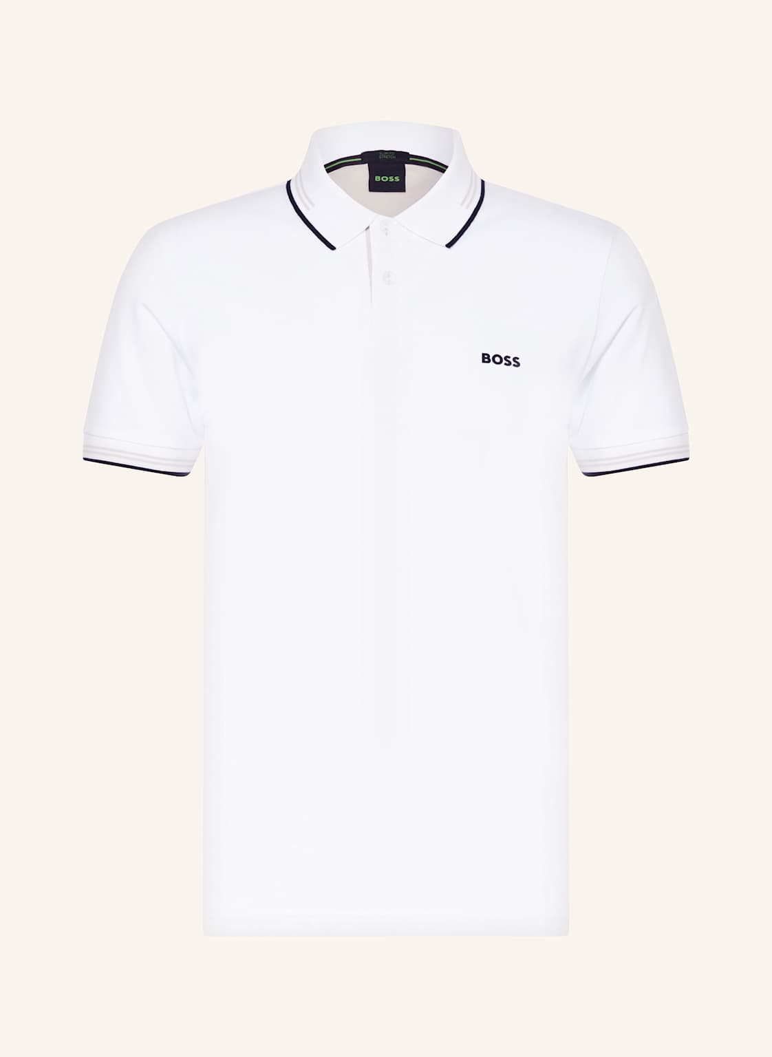 Boss Piqué-Poloshirt Paul Slim Fit weiss Boss Piqué-Poloshirt Paul Slim Fit weiss von Boss