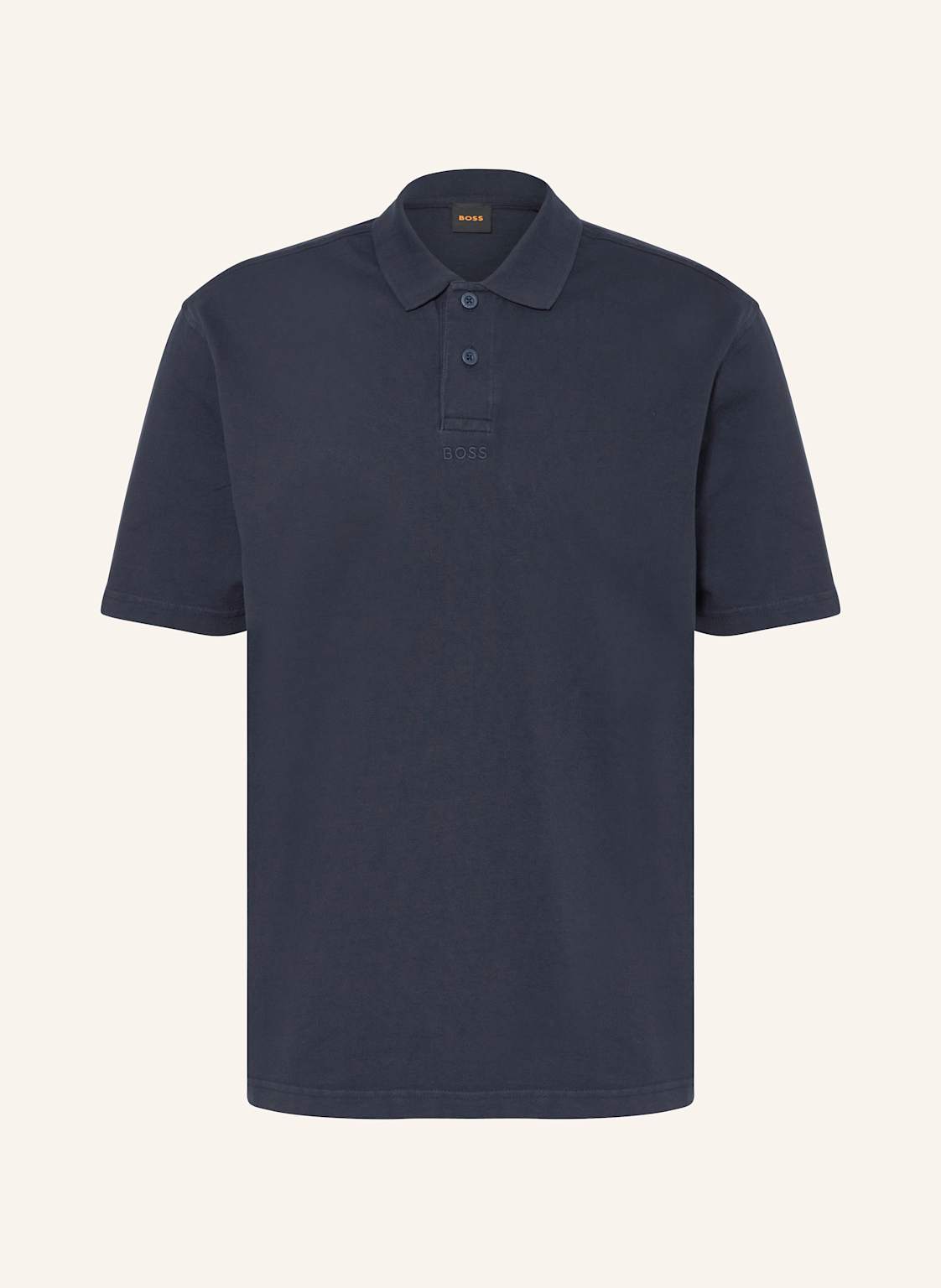 Boss Piqué-Poloshirt Pe_Dye blau von Boss