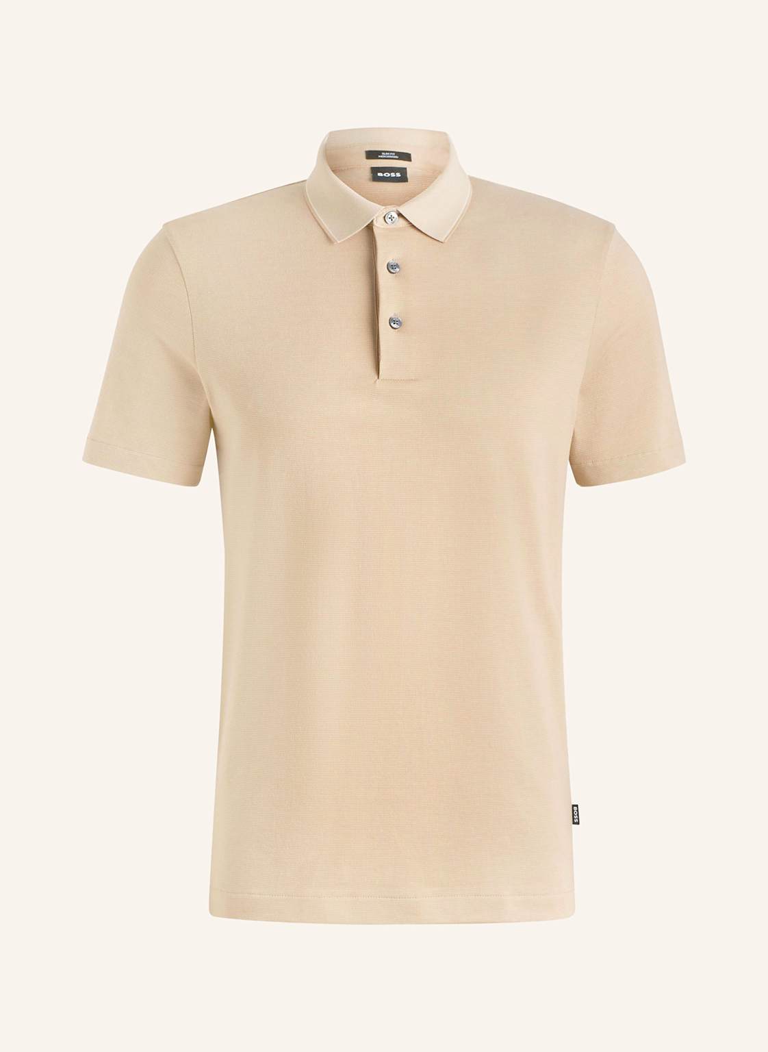 Boss Piqué-Poloshirt Pitton Slim Fit beige Boss Piqué-Poloshirt Pitton Slim Fit beige von Boss