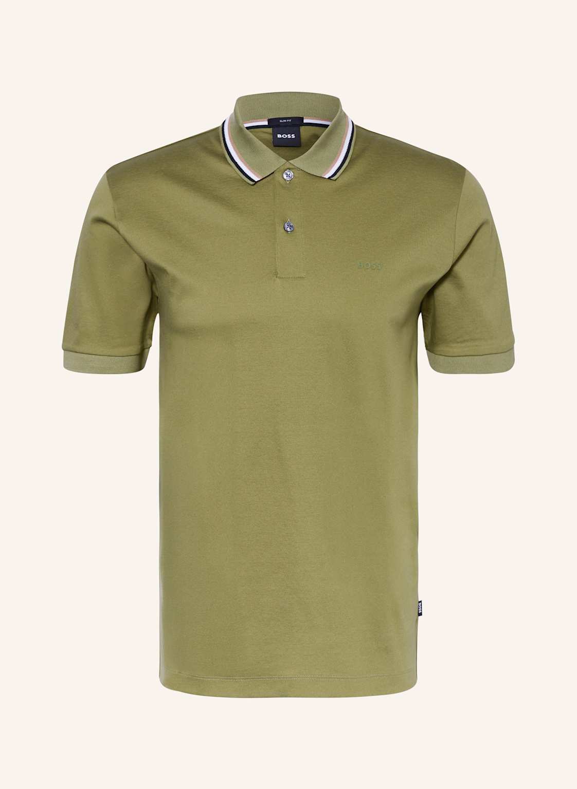 Boss Poloshirt Penrose Slim Fit gruen von Boss