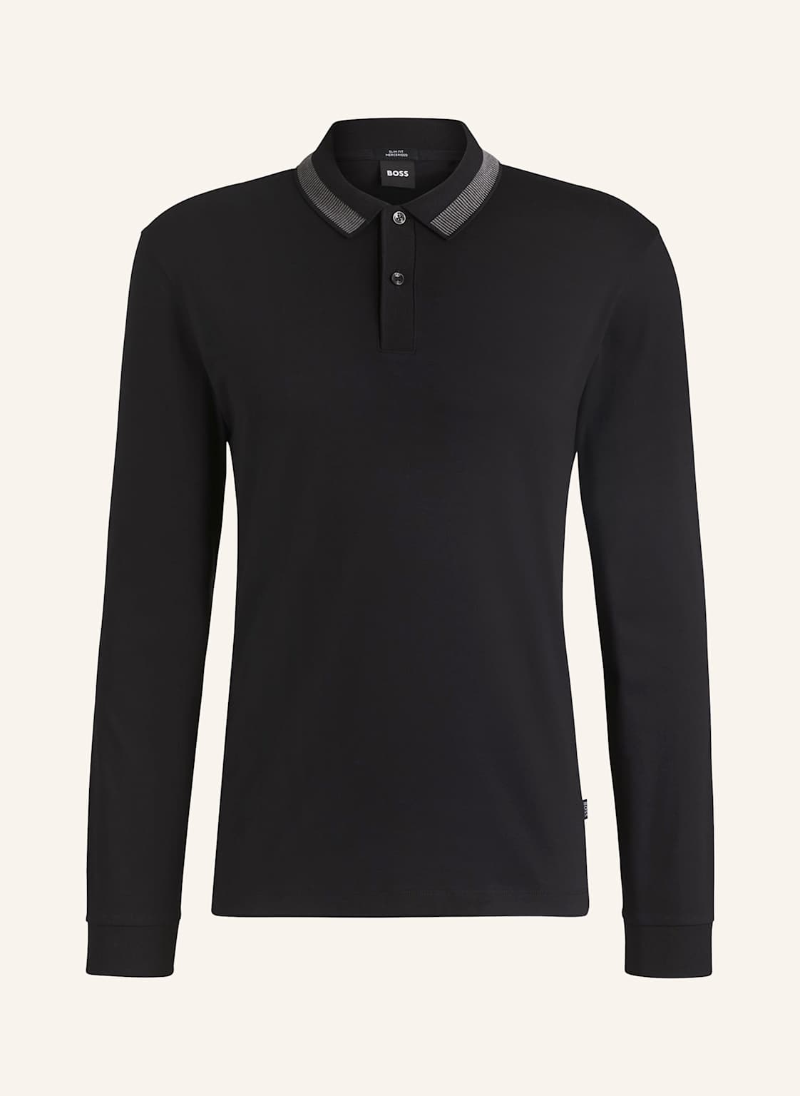 Boss Jersey-Poloshirt Pleins schwarz Boss Jersey-Poloshirt Pleins schwarz von Boss
