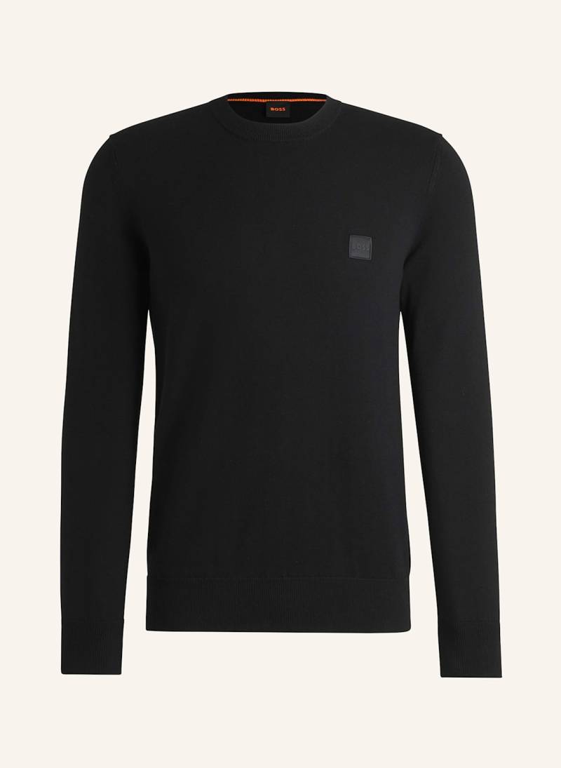 Boss Pullover Kanovano schwarz von Boss