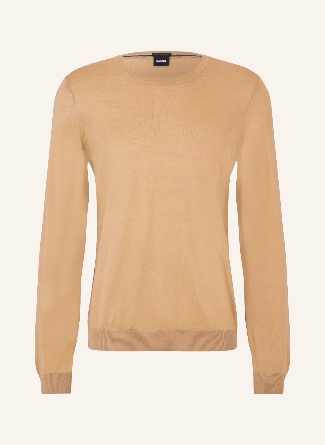 Boss Pullover Leno beige von Boss