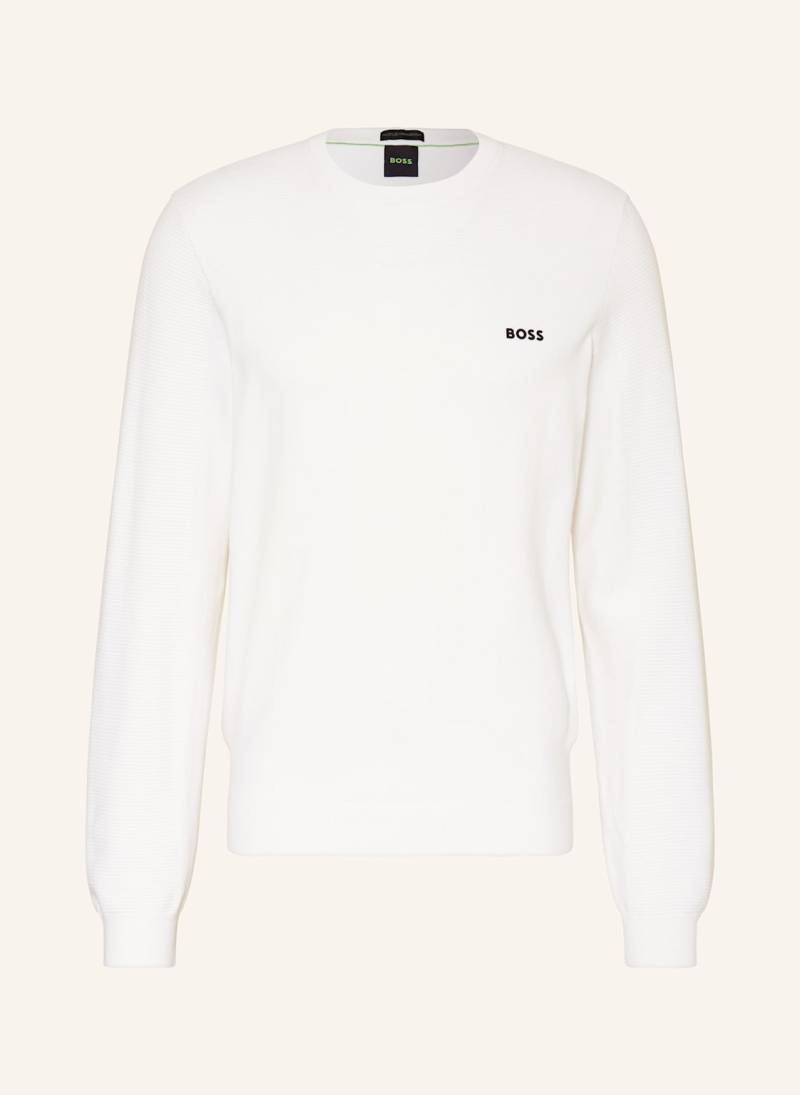 Boss Pullover Momentum weiss von Boss
