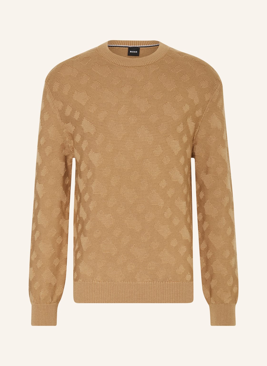 Boss Pullover Palao beige von Boss