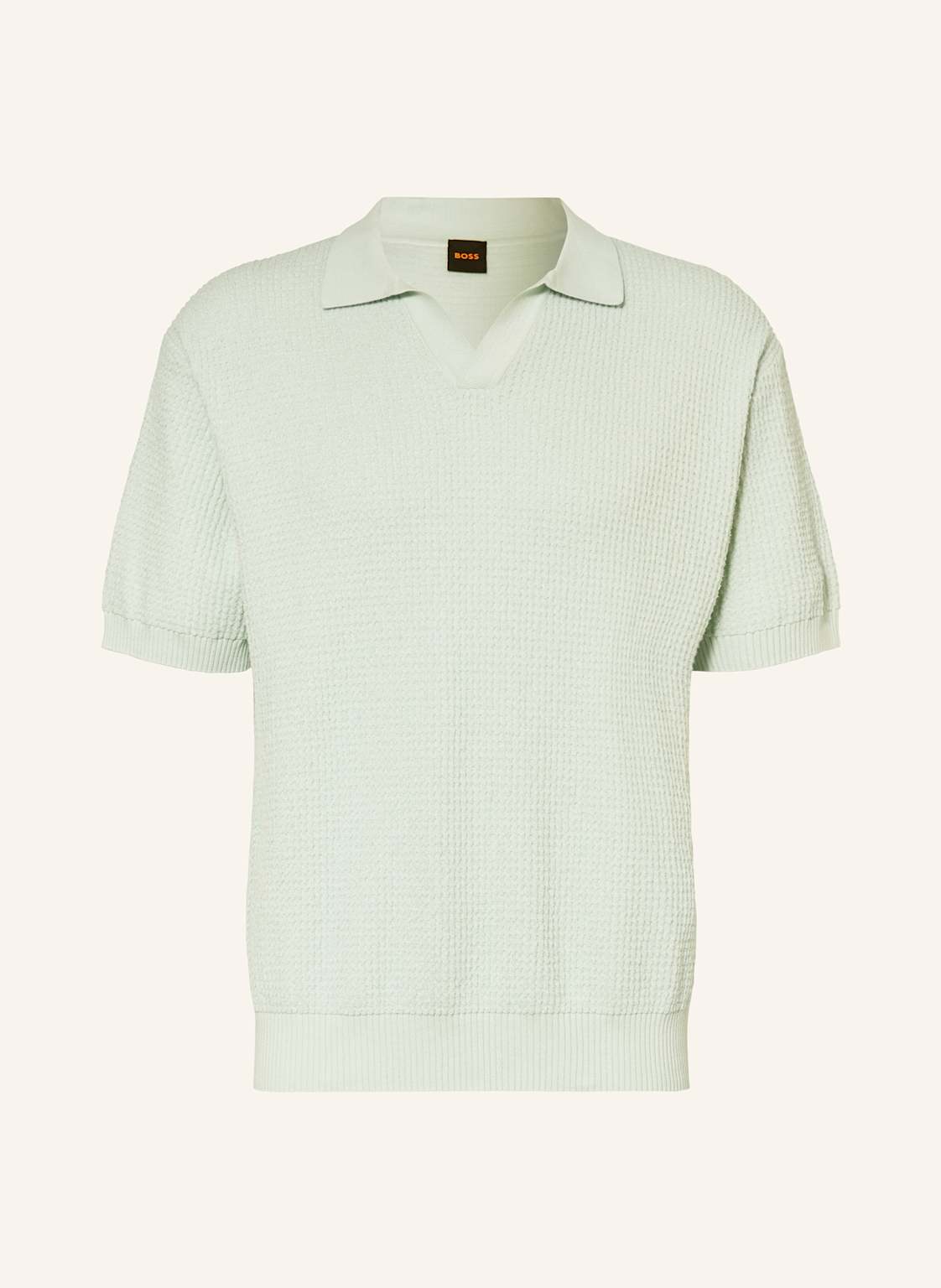 Boss Strick-Poloshirt Keflo gruen Boss Strick-Poloshirt Keflo gruen von Boss