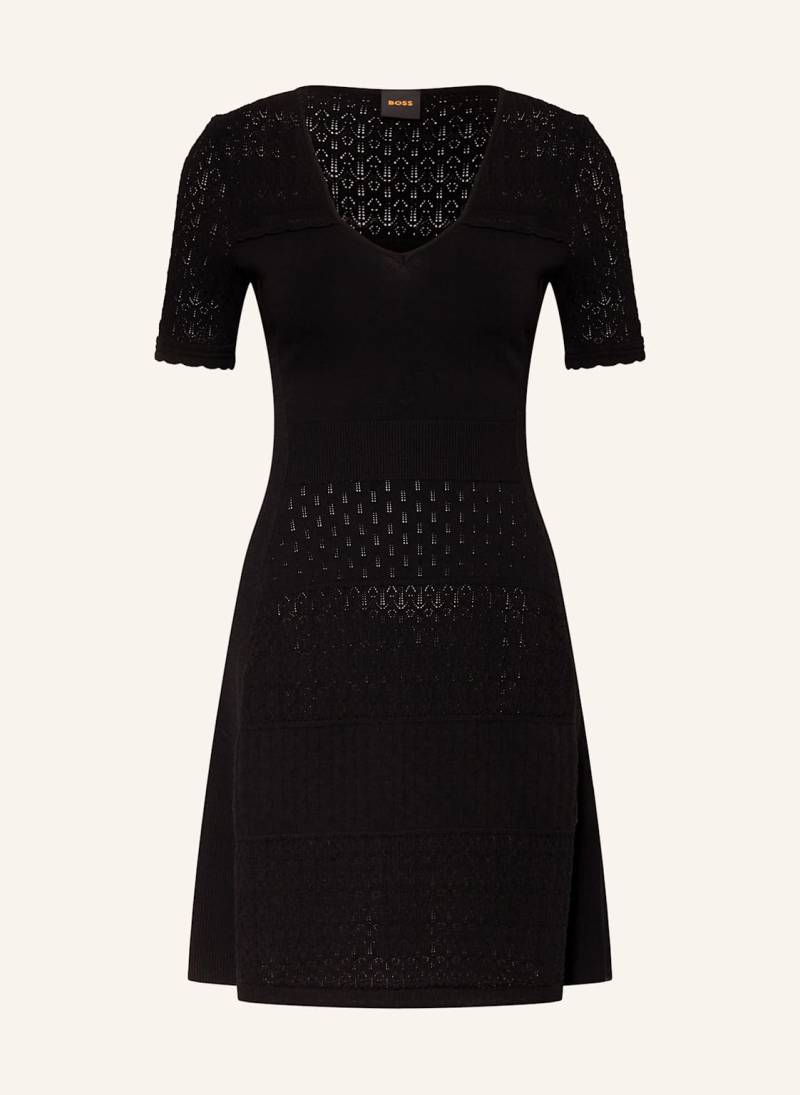 Boss Strickkleid Fuart schwarz von Boss