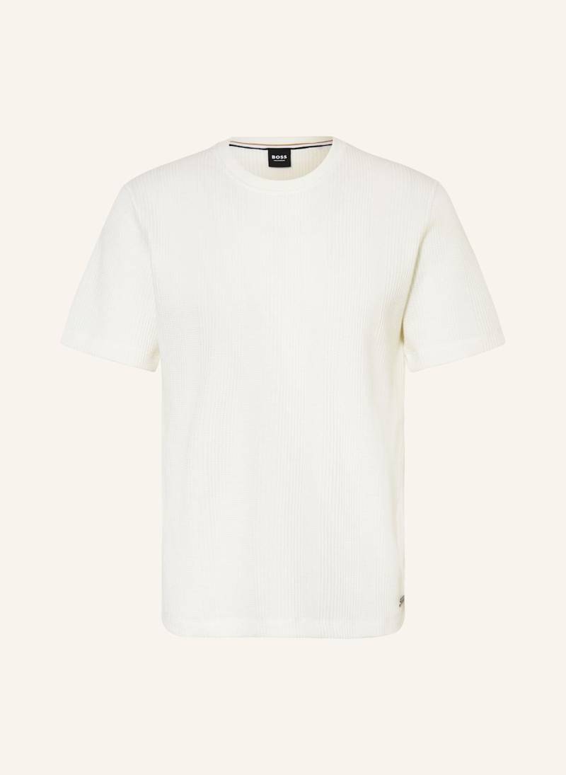 Boss Schlafshirt Structure weiss von Boss
