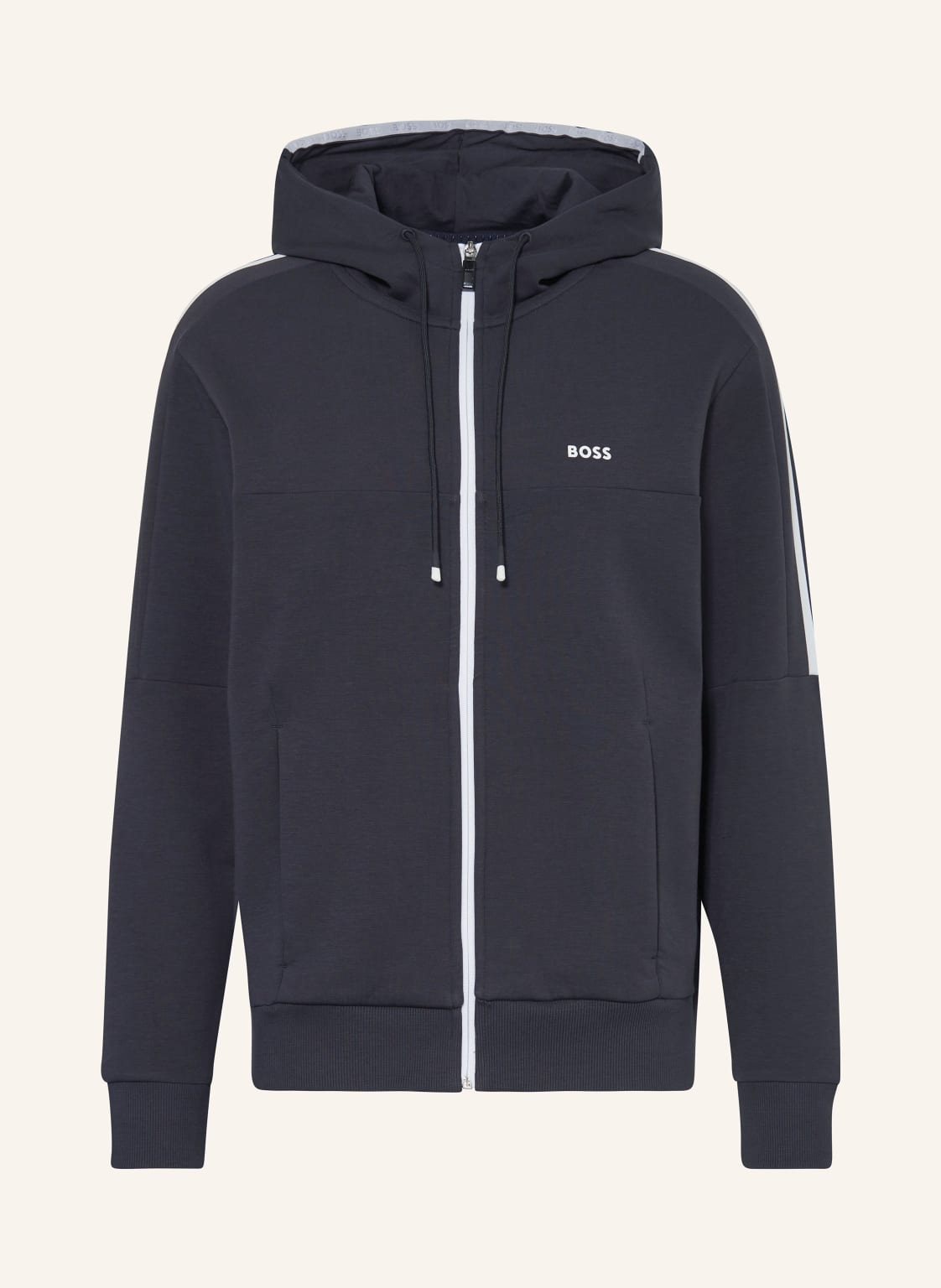 Boss Sweatjacke Saggynos blau von Boss