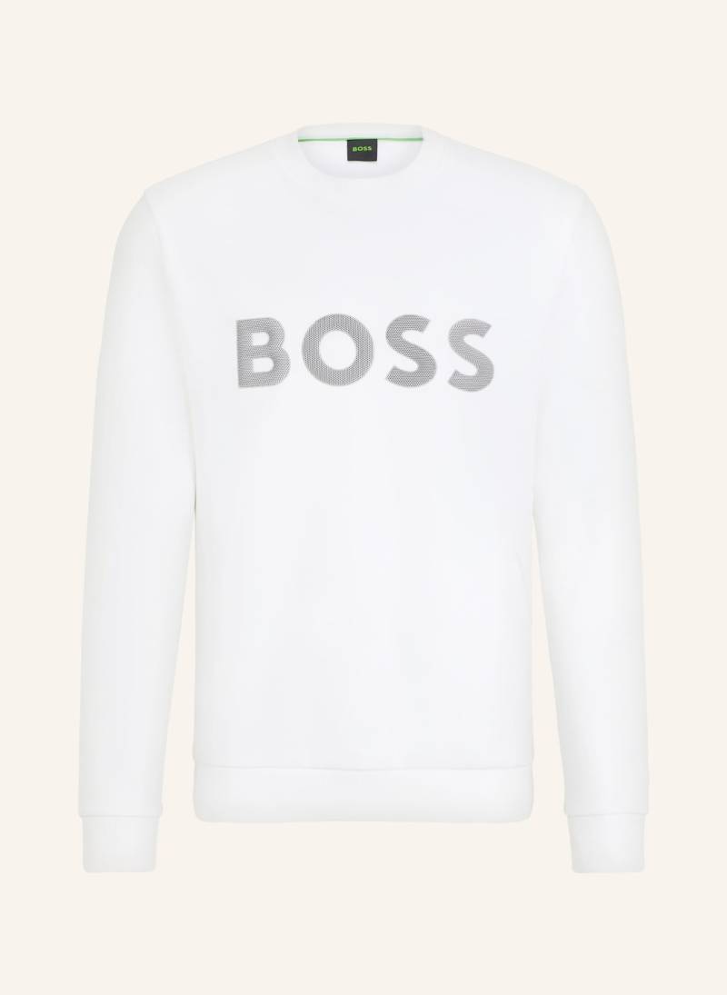 Boss Sweatshirt Salbo weiss von Boss