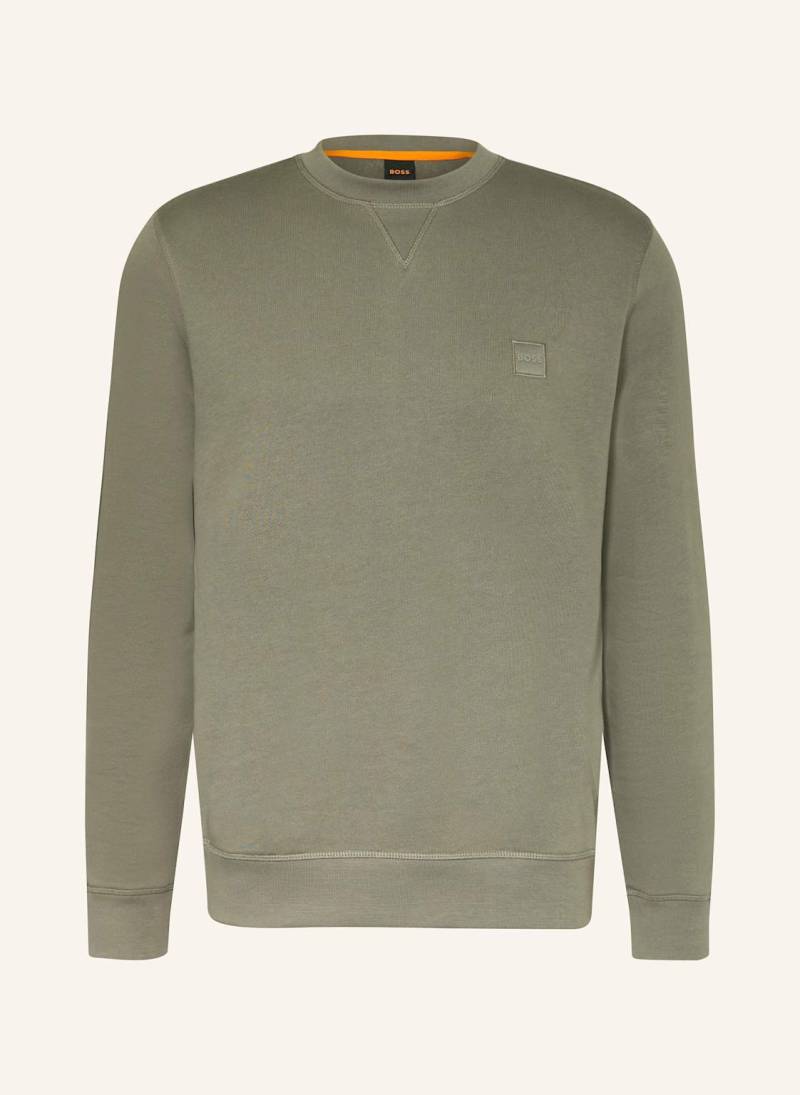 Boss Sweatshirt Westart gruen von Boss