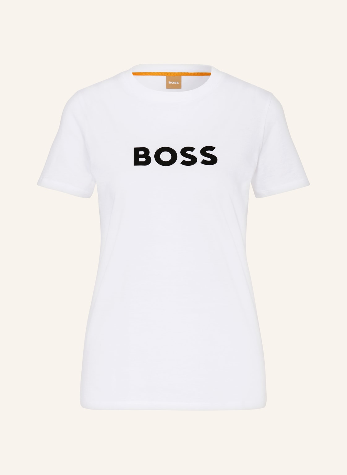 Boss T-Shirt Elogo weiss von Boss