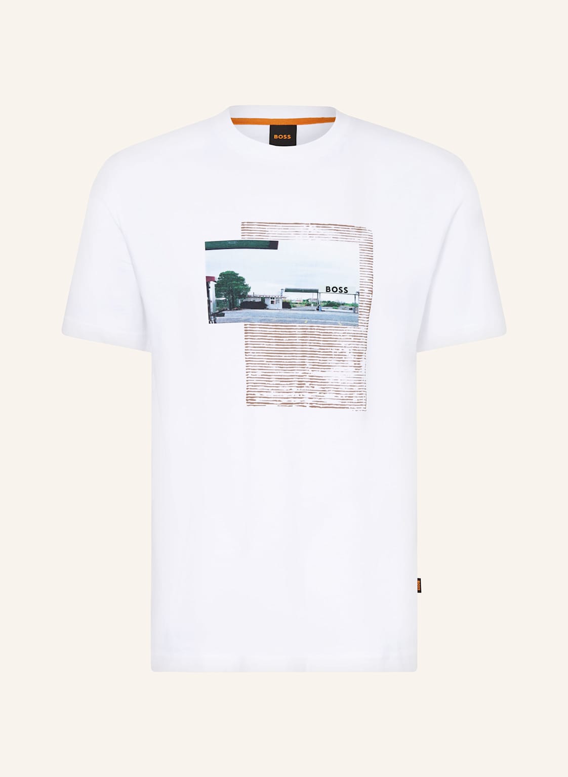 Boss T-Shirt Ontheway weiss Boss T-Shirt Ontheway weiss von Boss