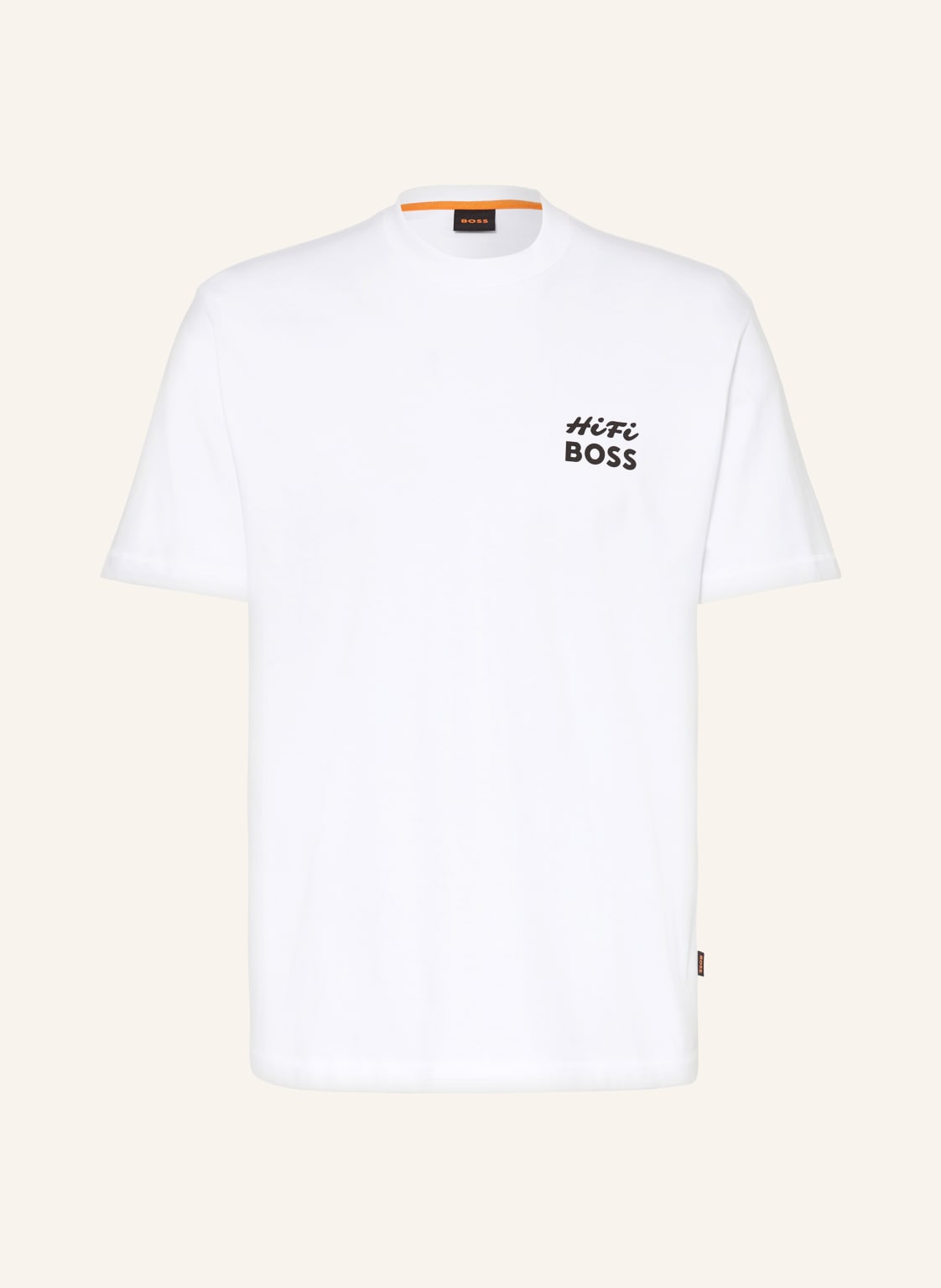 Boss T-Shirt Records weiss von Boss