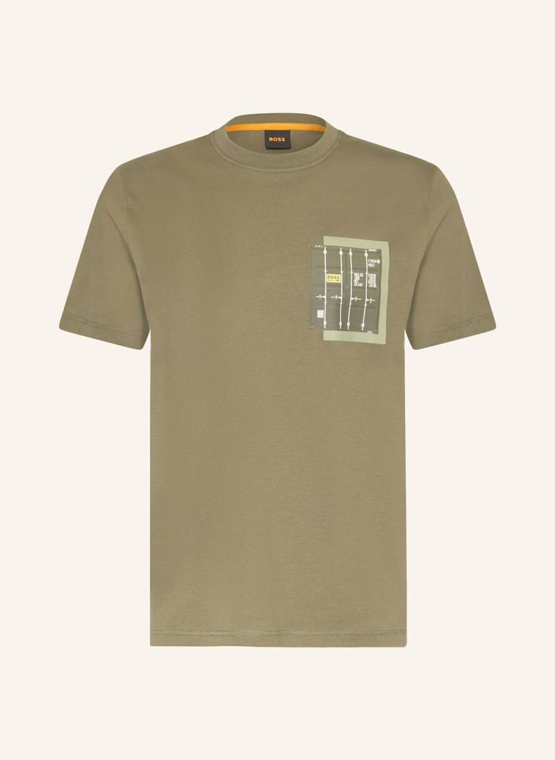 Boss T-Shirt Te_Container gruen von Boss