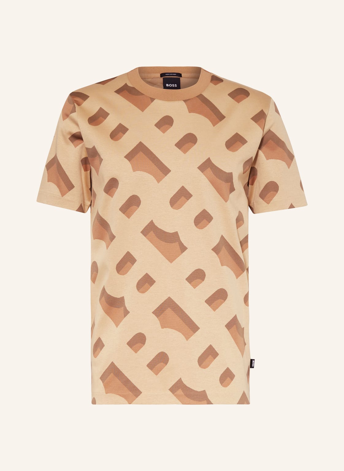 Boss T-Shirt Tiburt beige von Boss