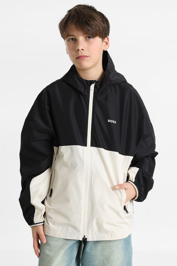 Boss Windbreaker | Sand + Black | Jungen | 16 Boss Windbreaker | Sand + Black | Jungen | 16 von Boss